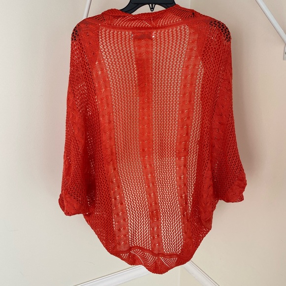 NWT Jon & Anna Knit Cardigan Orange - Picture 5 of 6